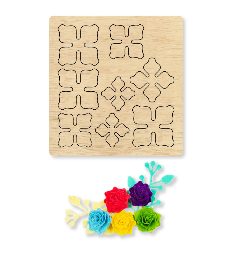 

diy flower cutting dies 2020 die cut & wooden dies Suitable for common die cutting machines with black pad