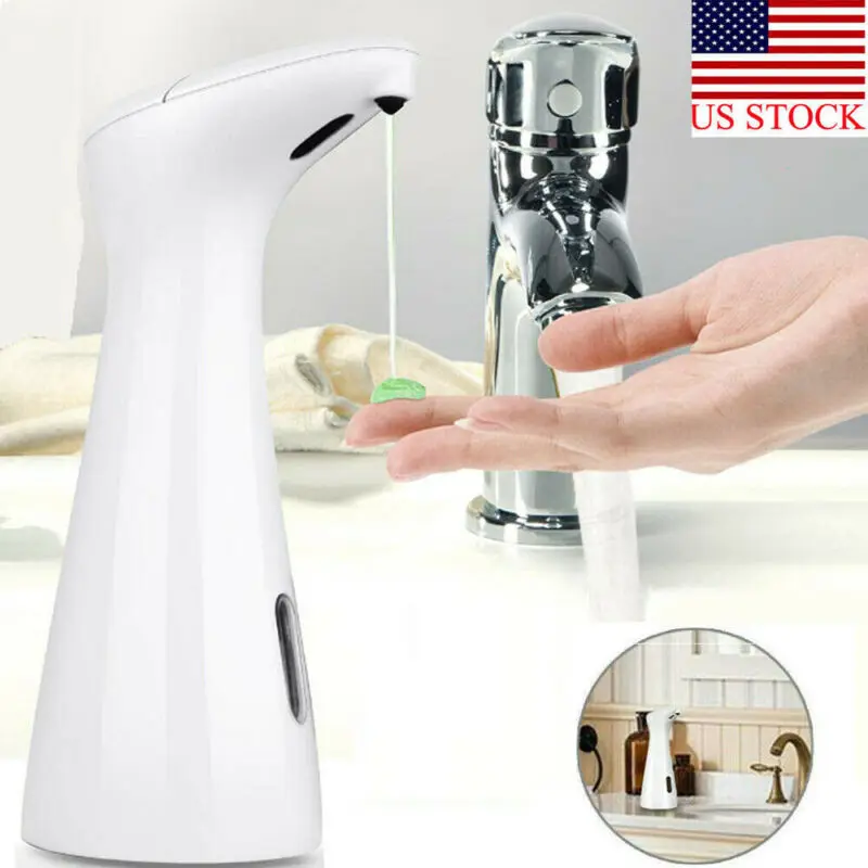 

Automatic Liquid Soap Dispenser Smart Sensor Touchless ABS Electroplated Sanitizer Dispensador for Kitchen Bathroom 200ml