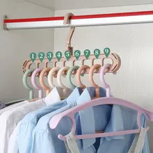 

1/2pcs Multi Function Plastic Hanger Familial Clothes Drying Rack Coat Stand Home Storage Anti Slip Children Garment Supplies 45
