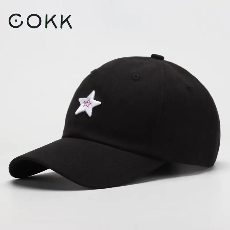 COKK 2020 новая Корейская мужская бейсболка вышивка в виде звезд мягкие хлопковые