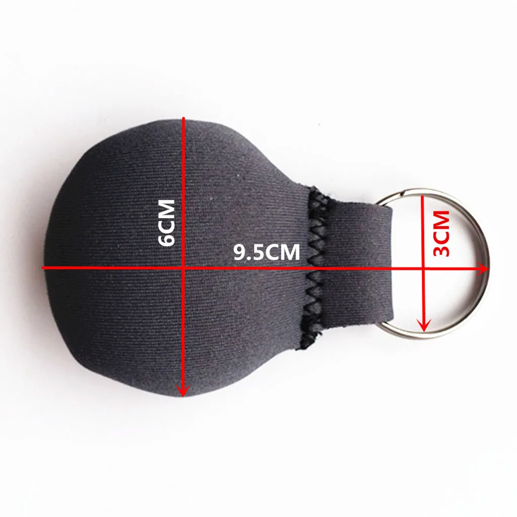 Neoprene Floating Keychain + Stainless Steel Accessory Gift Navigation Kayak Fishing Floating Keyring