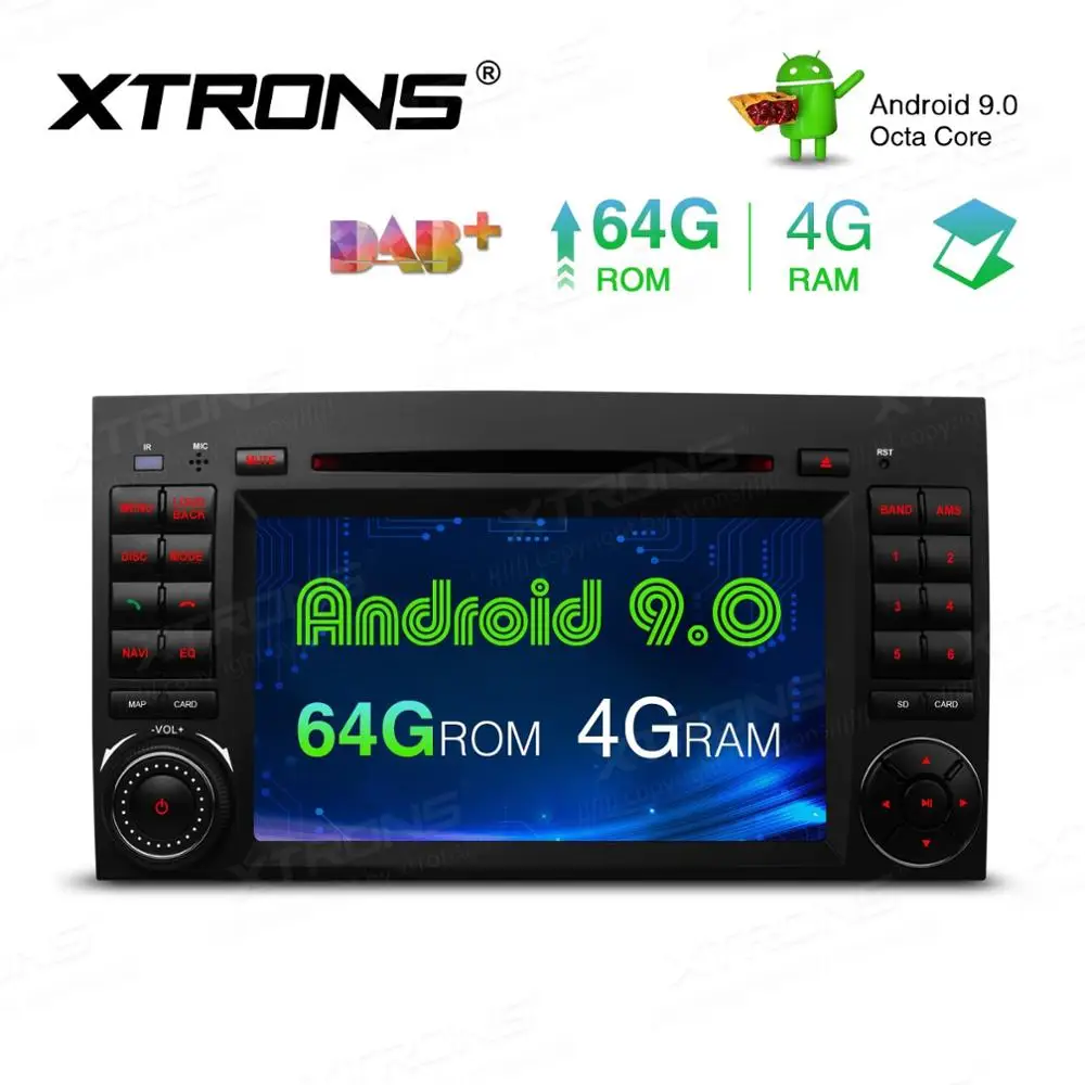 Top 7" Android 9.0 Pie OS Car DVD Multimedia Navigation GPS Radio for Mercedes-Benz B-Class W245 2005-2011 & Sprinter W906 2006-2012 4