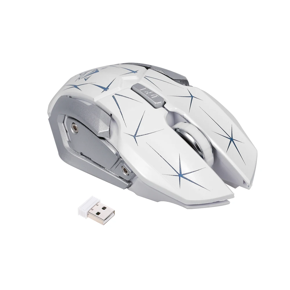 2020 HK1868 10M Wireless Transmission 2.4G 104Keys Gaming Keyboard Mouse Set 2400dpi 21-key Unpunched 6D Mouse for PC Laptop