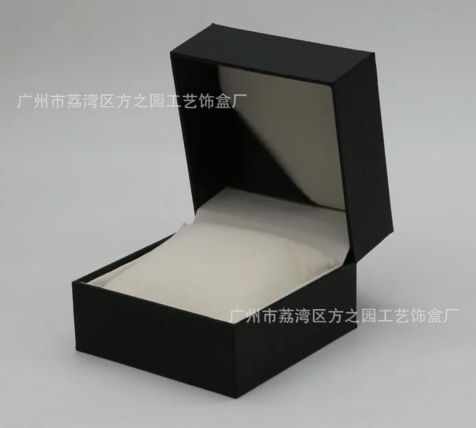 

High 7.2 Cm Rubber Grain Watch Box Top Grade Flip Watch Box Bracelets Bracelet Storage Display Gift Box