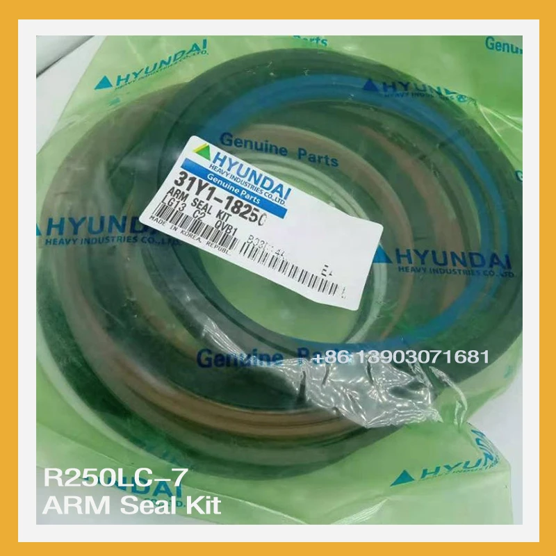 

Hydraulic Arm Seal Kit R250LC-7 Oil Seals For Excavator Cylinder Repair Kit 31Y1-18250