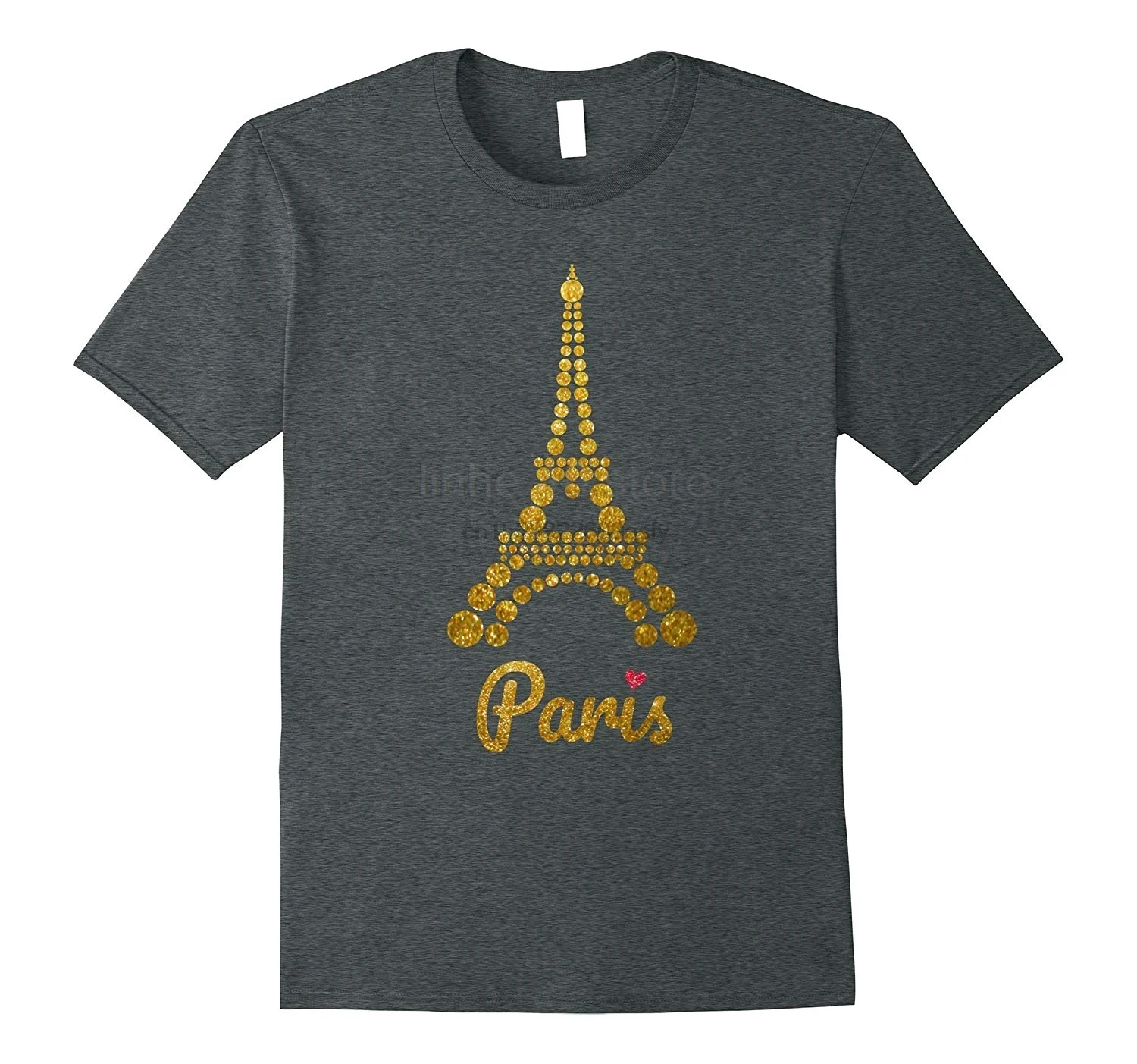 I Love Paris Shirt Eiffel Tower France Souvenir T-Shirt Letter T-shirt Gift Print Men Tops | Мужская одежда