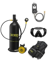  DIDEEP 2L Scuba Diving Tank Vest bag Adapter Mini Oxygen Cylinder Set Respirator Air Tank Snorkeling Diving Equipment X5000 Pro 