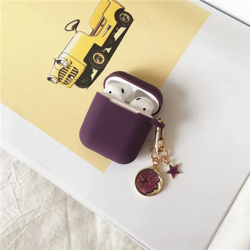 style 9 Космический астронавт, космонавт силиконовый чехол для Apple Airpods 1 2 аксессуары чехол Защитный чехол Сумка Коробка Чехол для наушников брелок - Цвет: style 9