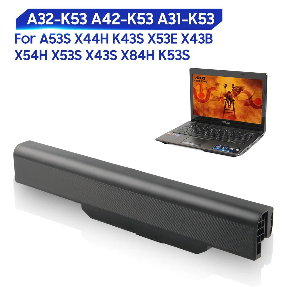 Оригинальная деталь для замены модель 4400 мАч X54H X53S X43S A53S X44H K43S X53E X43B X84H K53S |