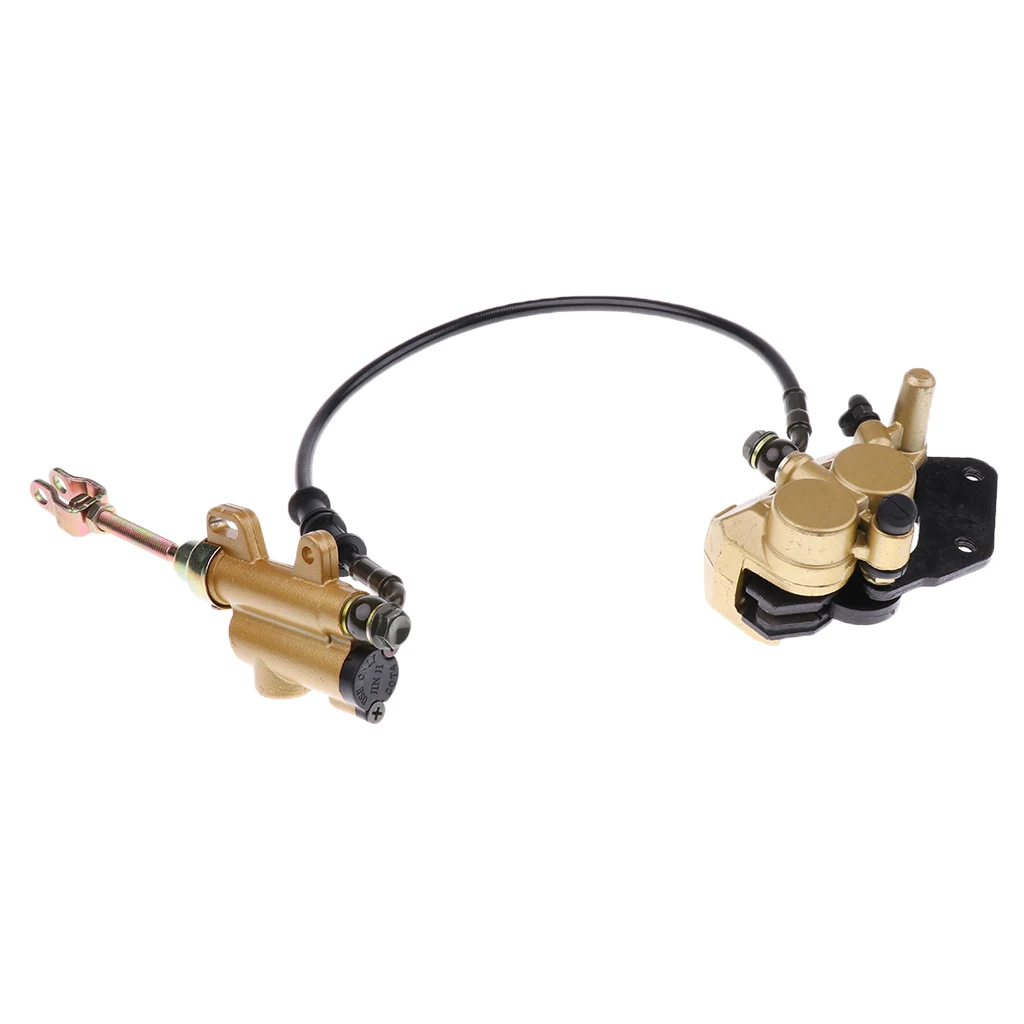 Rear Disc Brake Assembly Caliper Cylinder For Dirt Pit Bike ATV Gokart 110cc, (Vertical Pump)
