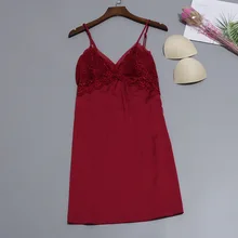 Темно-красный шелковистый халат для спальни женский браслет одноразовые нетканые медицинские маски ночной халат Женская домашняя одежда ночная рубашка банное платье пижамы m-xxl