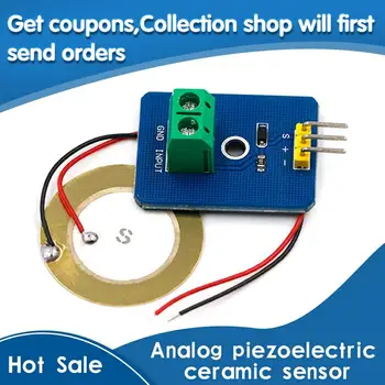 

DIY KIT 3.3V/5V Ceramic Piezo Vibration Sensor Module Analog Controller Electronic Components Supplies Sensor for Arduino UNO R3