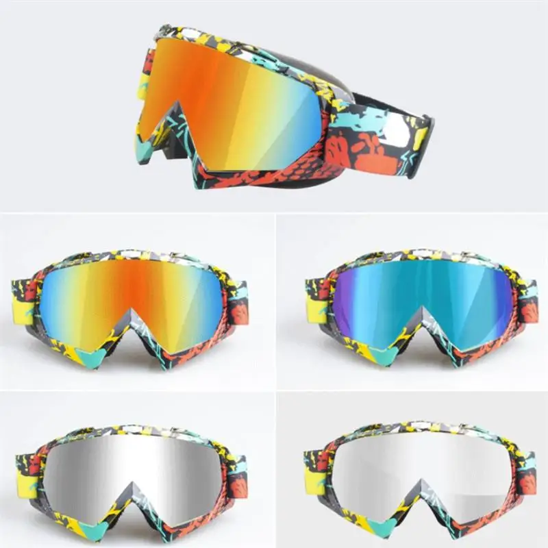 Unique Motorcycle Goggles Cross-country Cycling Off Road Helmets Ski Goggles Glasses Outdoor Sports Gafas Racing Moto Goggles