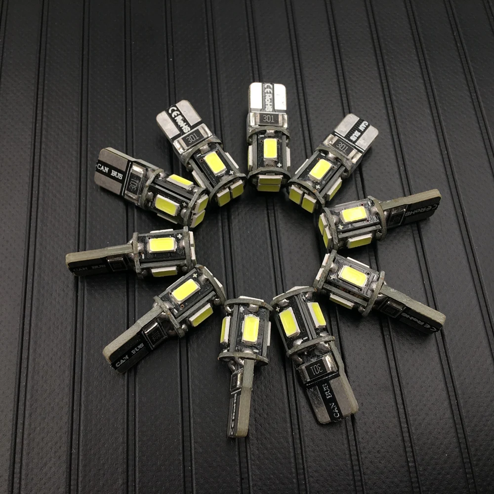 W5W T10 194 168 5630 6SMD Canbus OBC без ошибок 12 В Автомобильные купольные лампы Индикатор для