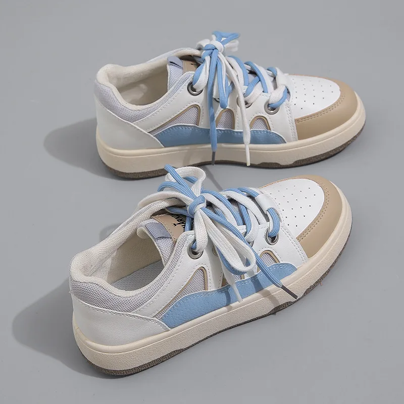 2022 New Luxury Brand Shoes for Women Sneakers Fashion Breathable Low Cut Lace-up Mixed Colors Tenis De Mujer Lady Shoes Women