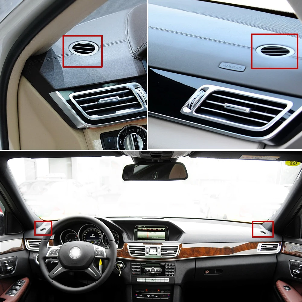 Armaturenbrett Klimaanlage Ac Vent Grill Outlet Panel Abdeckung Für Mercedes Benz E Klasse W212 E200 E260 E300 E350 E400 2009-2015 – Detail 15