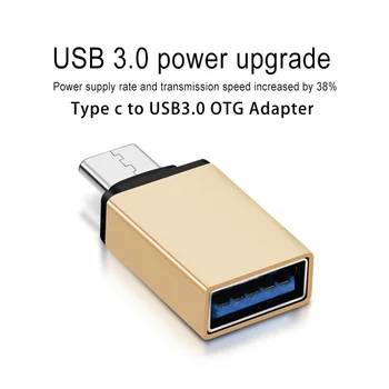 

Type-C To USB 3.0 OTG Cable Adapter Type C Converter for Samsung Huawei P20 OTG Adapter