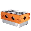 Electro-thermal 18 cells Double Cylinder Oden Cooking Machine Commercial Snack Hot Pot Equipment Bunch Of Incense Noodle Cooker 4