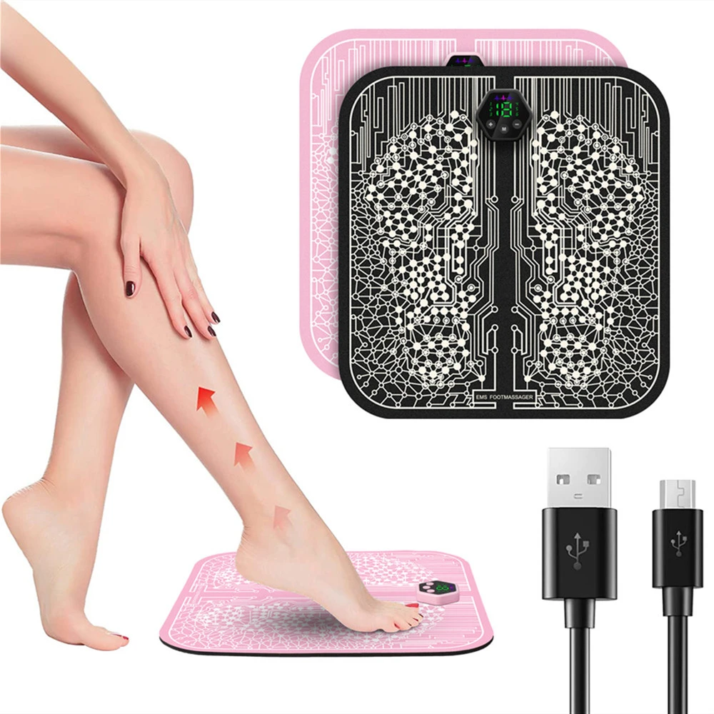 Electric Foot Massager Ems Intelligent Pulse USB Charging Improve Blood