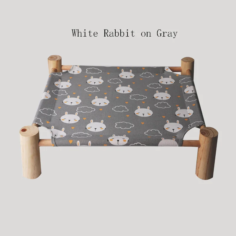 White rabbit on gray