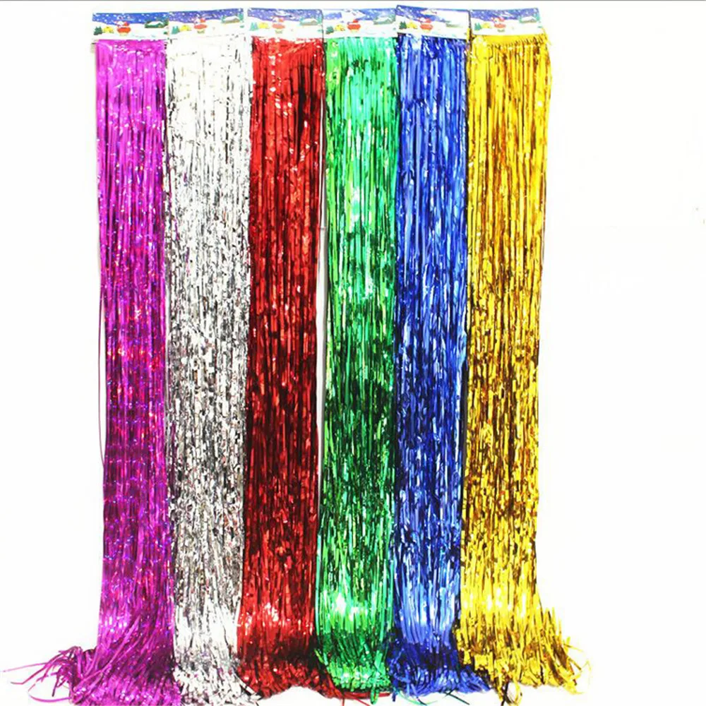 

CRLEY Stamers Tassel Fringe Tinsel Wedding Garland Balloons Accessory Baby Shower Birthdays Party Christmas New Year Decorations