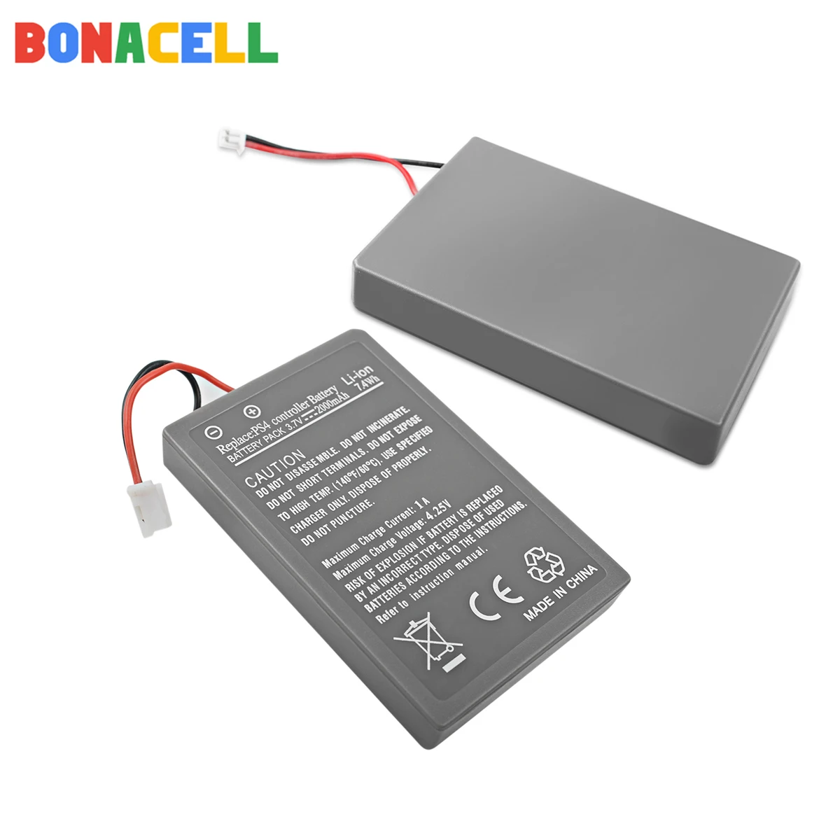 Bonacell 3.7V 2000mAh Battery For Sony Gamepad PS4 DualShock4 V1