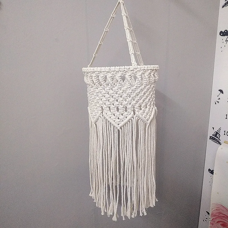 Абажур для макраме Потолочная люстра с искусственной кисточкой Свадебный