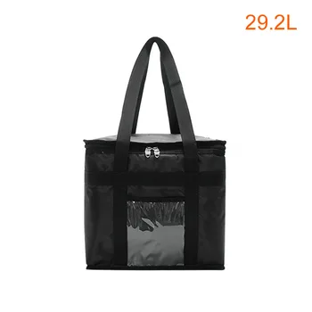 

Cookout Party Oxford Cloth Thermal Insulated Takeaway Large Capacity Zipper Handle Potluck Portable Lunch Bag Outdoor Picnic