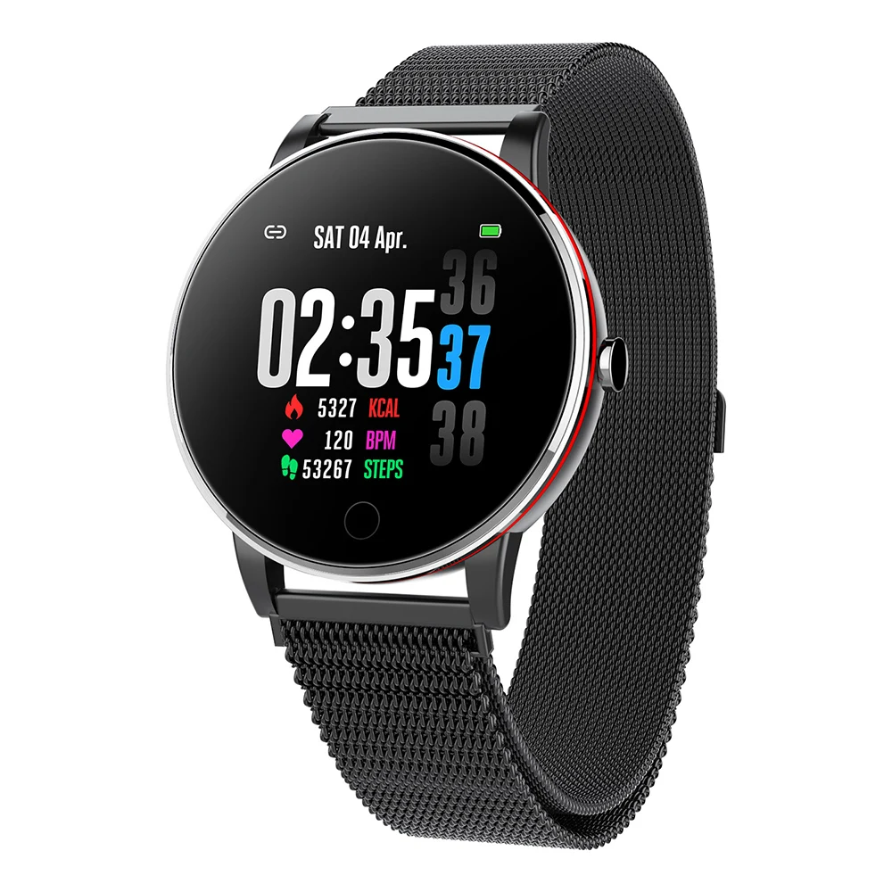 Новая мода Фитнес часы большой экран водонепроницаемый Интеллектуальный фото спортивный браслет с подсчетом шагов Мониторинг здоровья