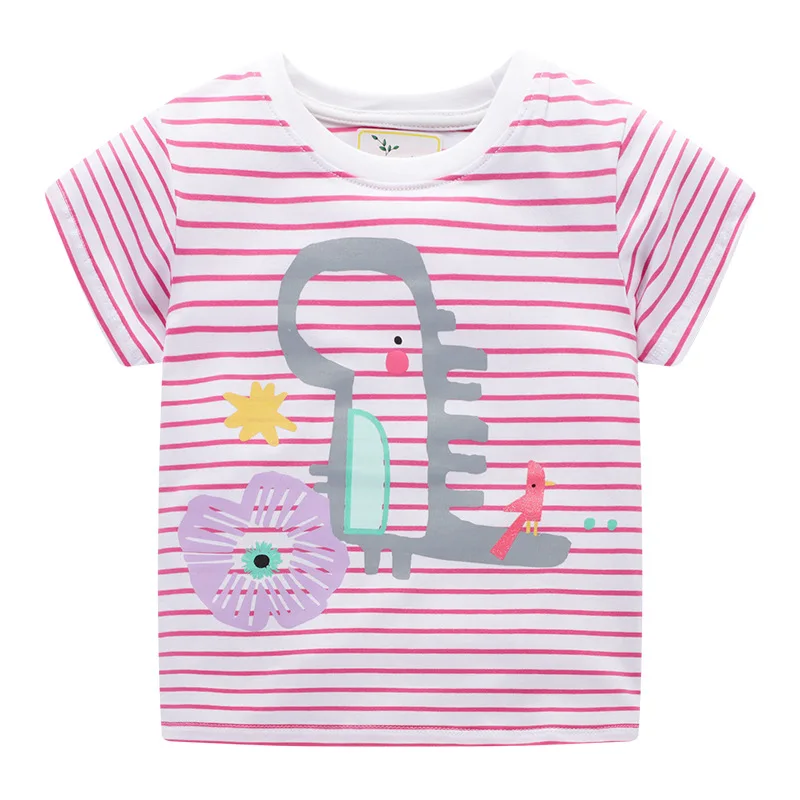 ZSIIBO/детская футболка для мальчиков; футболка с короткими рукавами и принтом короны для маленьких девочек; хлопковая детская футболка; футболка с круглым вырезом; Одежда для мальчиков