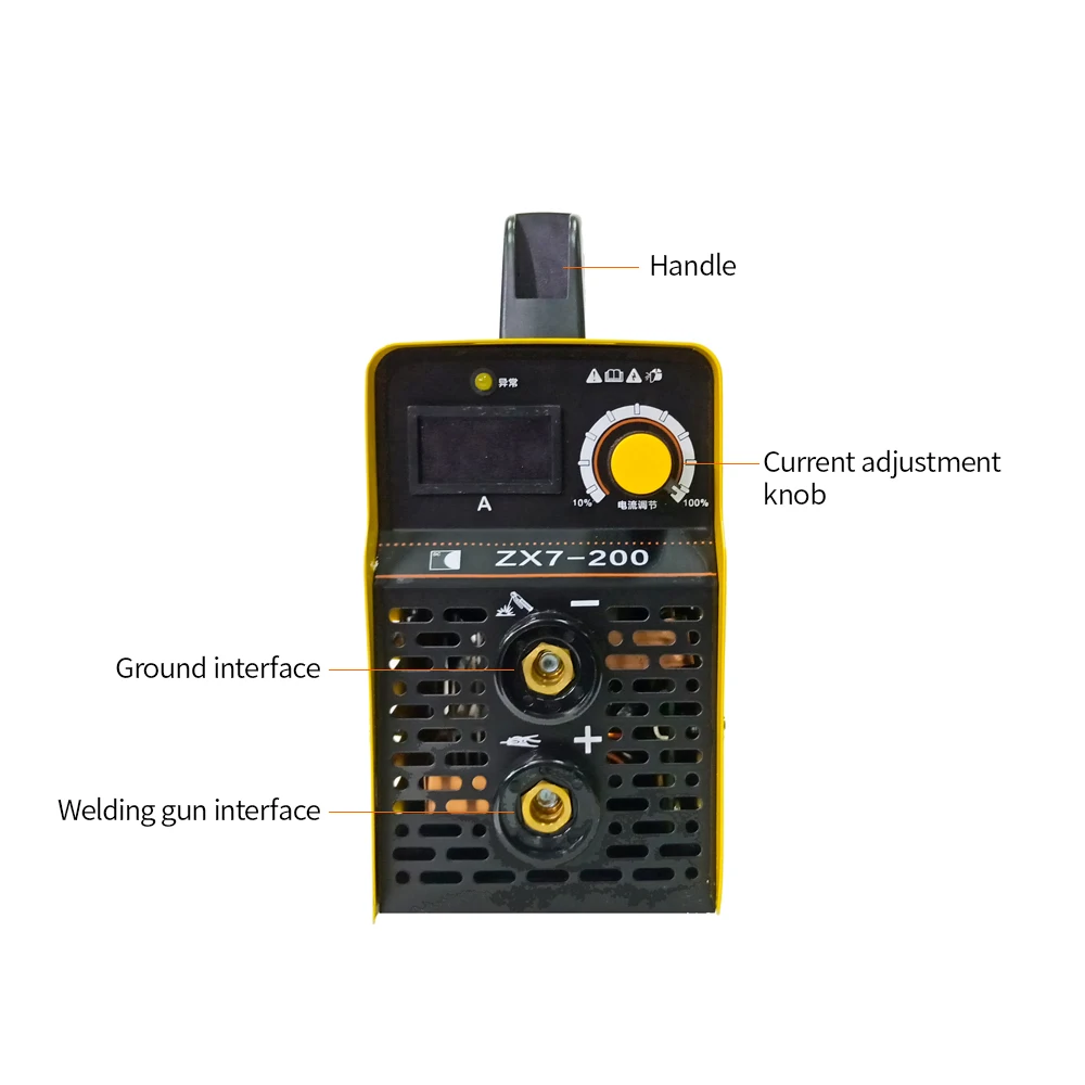 Meterk ZX7-200 портативный Электрический сварочный аппарат Набор сварочный инвертор с чехол для хранения для сварочных работ и электрических работ