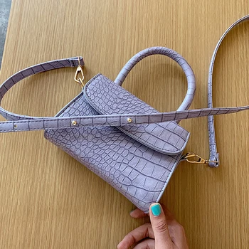 

Stone Pattern Mini PU Leather Crossbody Bags for Women 2020 Summer Shoulder Bags Female Totes Handbags and Purses