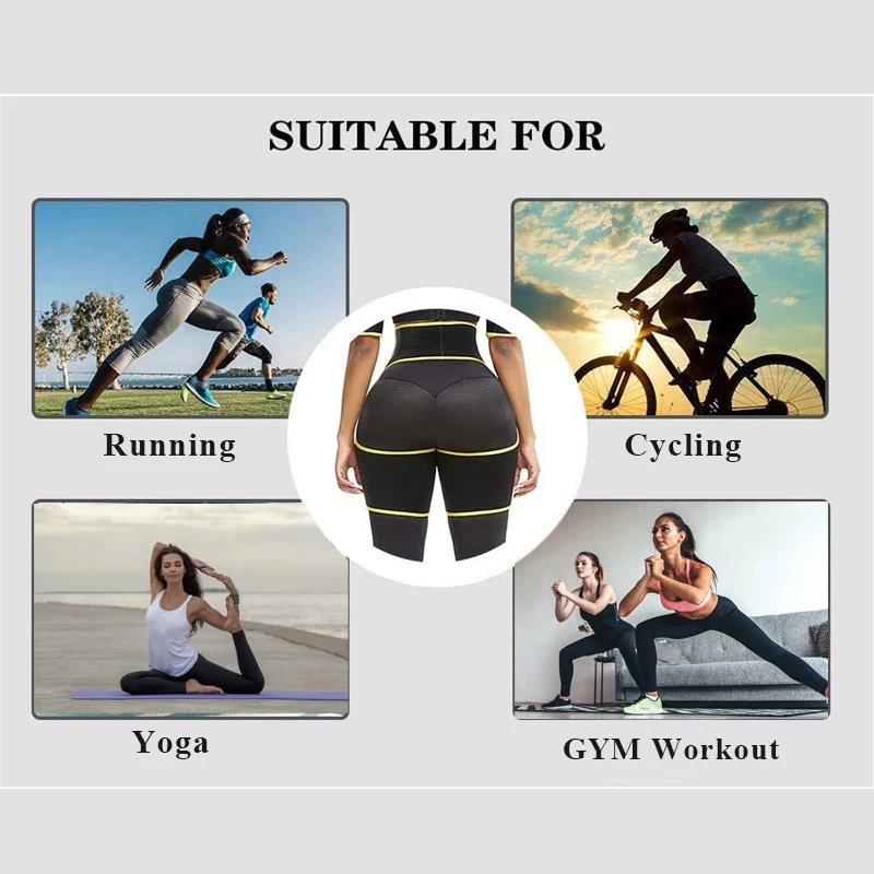 Postpartum Waist Trainer, 3-in-1 Waist and Thigh Trimmer Butt Lifter Thigh body shaper for Pregnant Women Weight Loss Sauna