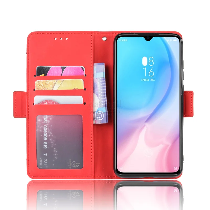 Чехол-кошелек для Xiaomi mi 9 lite, Магнитный чехол-книжка для Xiomi mi 9, светильник, держатель для фотографий, роскошный кожаный чехол для телефона