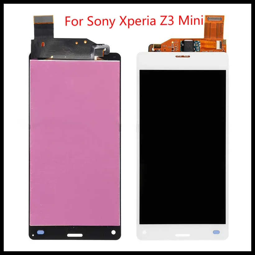 Рабочий ЖК-дисплей+ сенсорный экран для Sony Xperia Z3 Мини Компактный ЖК-дисплей