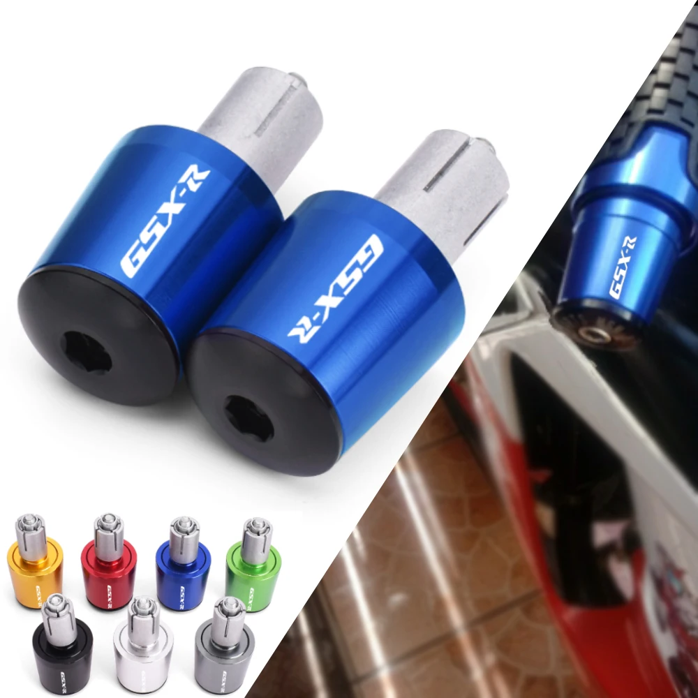 CNC Алюминиевые мотоциклетные 7/8 &quot22 мм ручки Заглушки для Suzuki GSXR GSX-R 1000 750 600 K1 K2 K3 K4