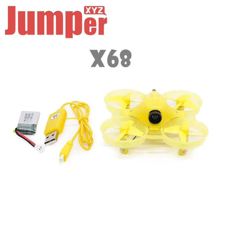 

Jumper X68t Micro FPV Drone With Altitude Mode 2.4G 4CH 6 Axis LED RC FPV Quadcopter Drone Toy RTF