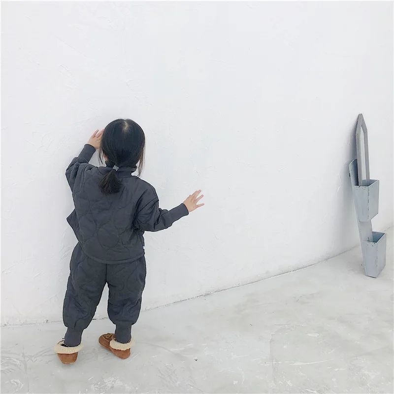 Children's suit autumn and winter new children's clothing children Korean girls two-piece long-sleeved kids clothes suit