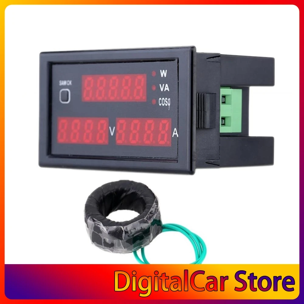 MARSPOWER DL69-2048 Digital Multi-Function Meter Voltmeter Ammeter High Precision Stable and Durable Voltmeter Ammeter AC200-450V MARSPOWER DL69-2048 Digital Multi-Function Meter Voltmeter Ammeter High Precision Stable and Durable Voltmeter Ammeter AC200-450V