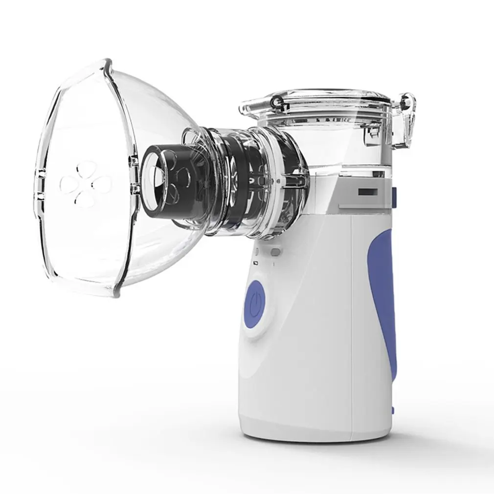 Mini Handheld Facial Steamer Nebuliser Steaming Skin Care Atomizer Respirator Humidifier Adult Kid Inhaler Nebulizer