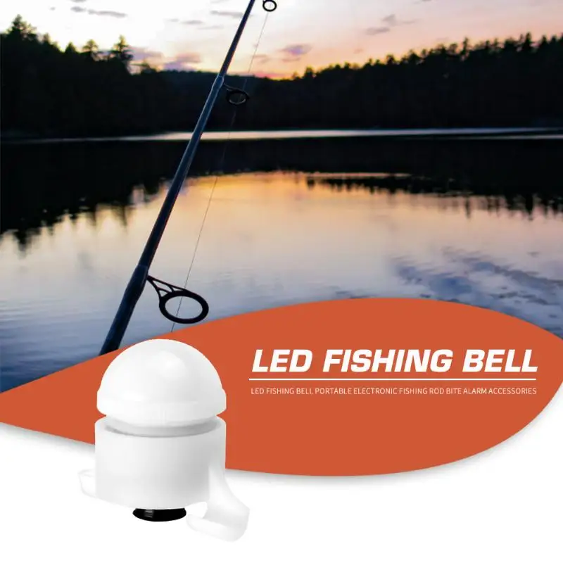 

Waterproof LED Lighting Angling Bell Electronic Induction Fishing Rod Bite Automatic Alarm Outdoor Night Fishing Tackle