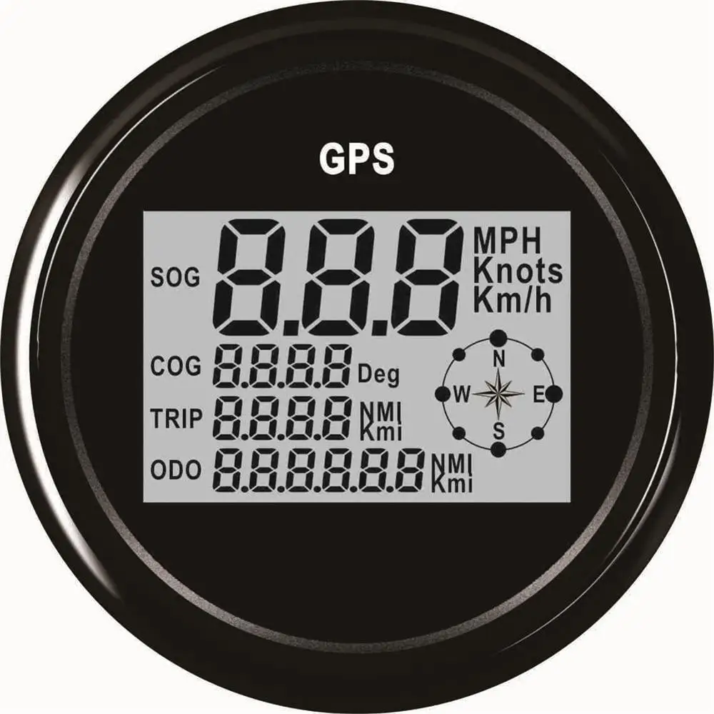 Автоматические цифровые спидометры GPS 85 мм скоростные одометры 9-32 в
