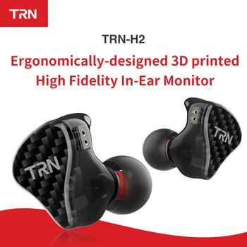 

For TRN H2 in-ear Earphone Running Sports Earbud Bass HIFI Headset IEM Detachable Detach 2Pin Earphone 3D printed