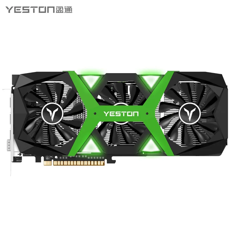 Видеокарта Yeston GTX1660 Super 6G D6 игровая Master PA GDDR6 6 ГБ/1530 бит/GDDR6 1785 МГц видеокарта для