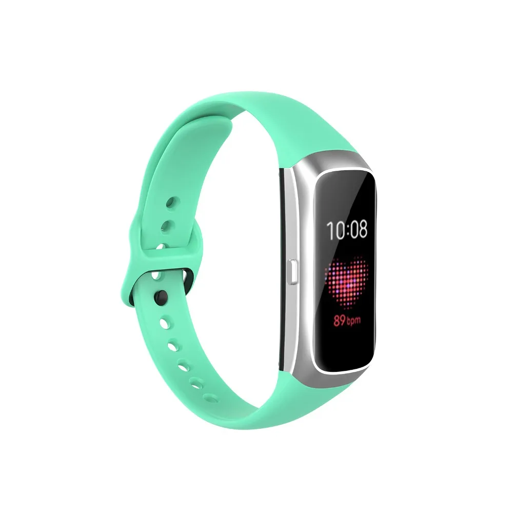 Высокое качество силиконовый браслет петля назад ремешок для samsung Galaxy Fit SM-R370 многоцветный Силиконовый ремешок для часов Ремешки