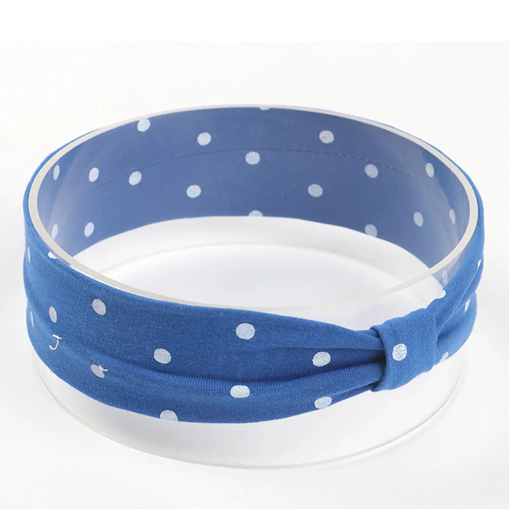 Cute Baby Toddler Infant Headband Girls Bow Polka Dot Knot Headband Stretch Hairband Headwear hair accessoriesbaby 