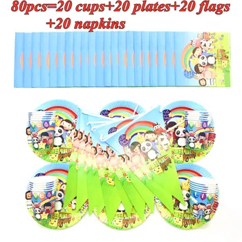 

Child Party Little Baby Bum Tableware Kit Treat Kids BoysNew Birthday Party Cute LBB Theme Disposable Plate Decor Baby Shower