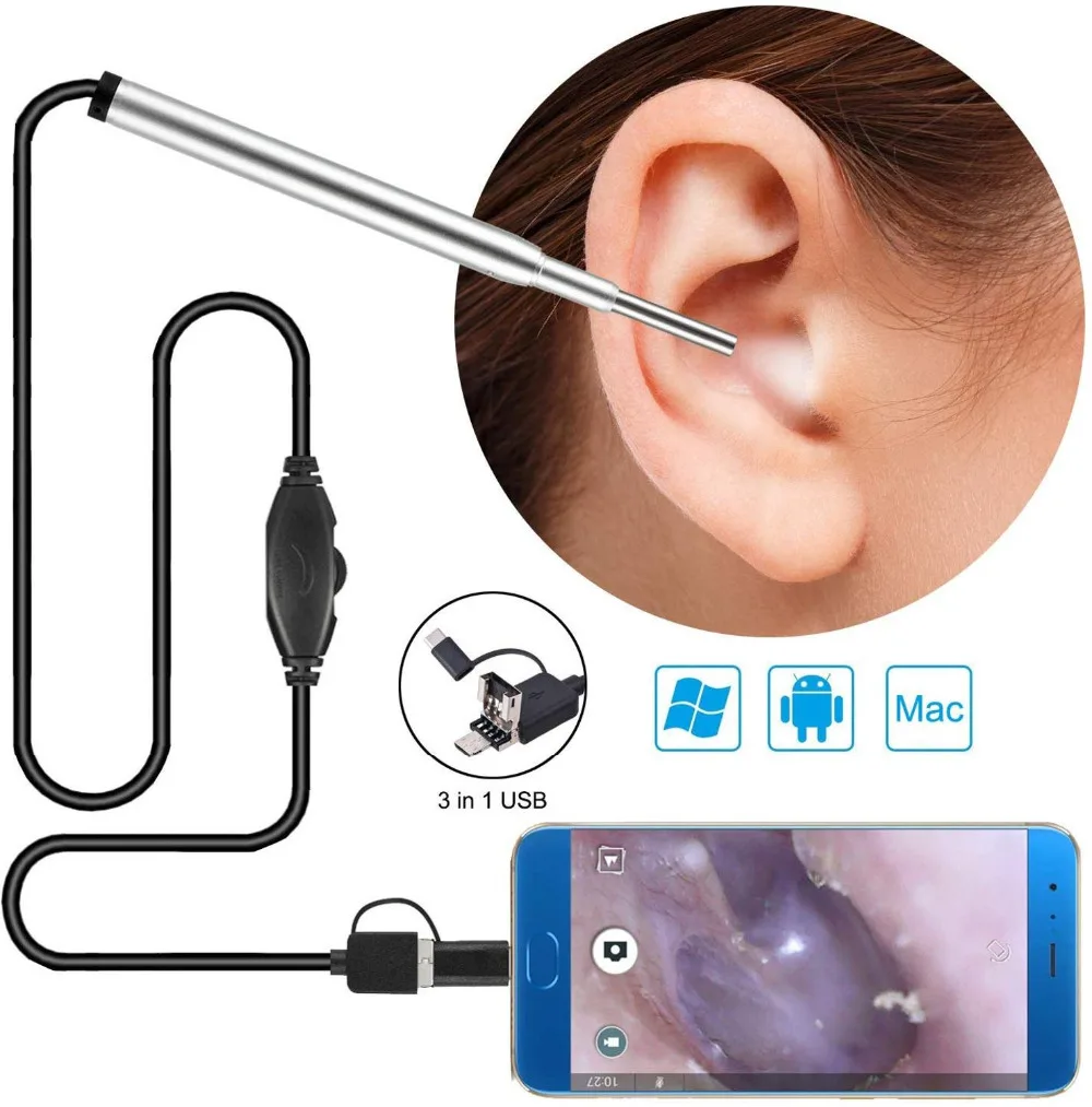 3-in-1 Ear Spoon Cleaning