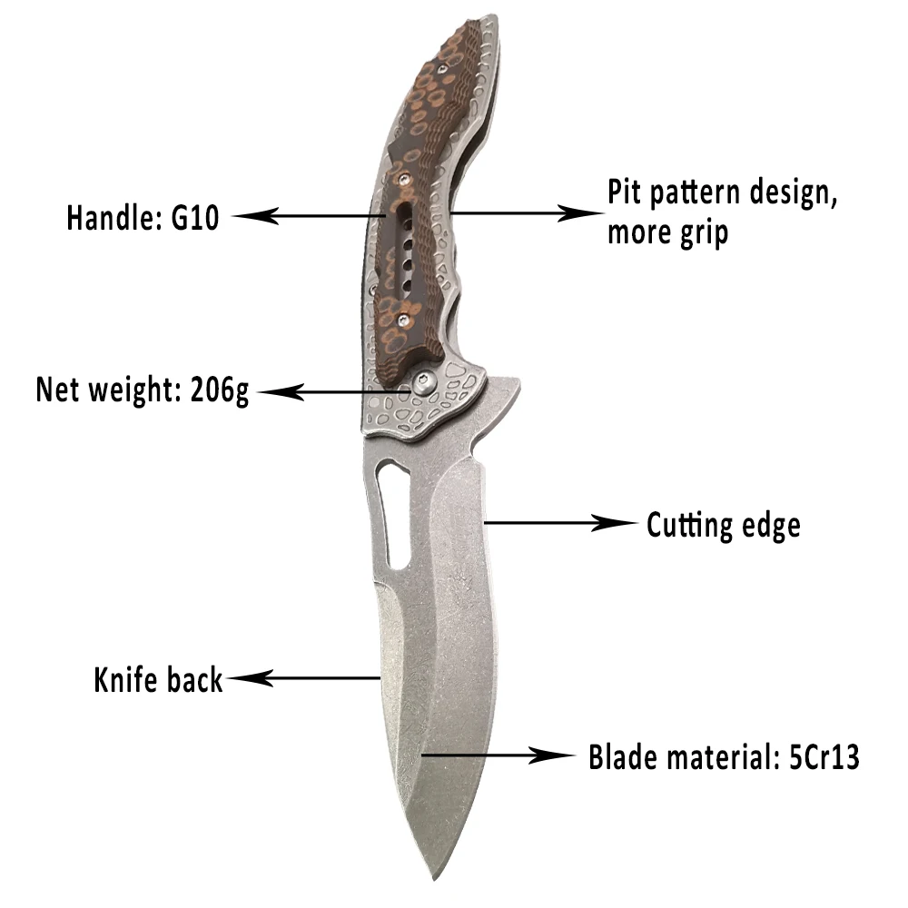 Складной нож 95 56hrc рукоятка G10 лезвие 5Cr13 карманный Мультитул для кемпинга охоты
