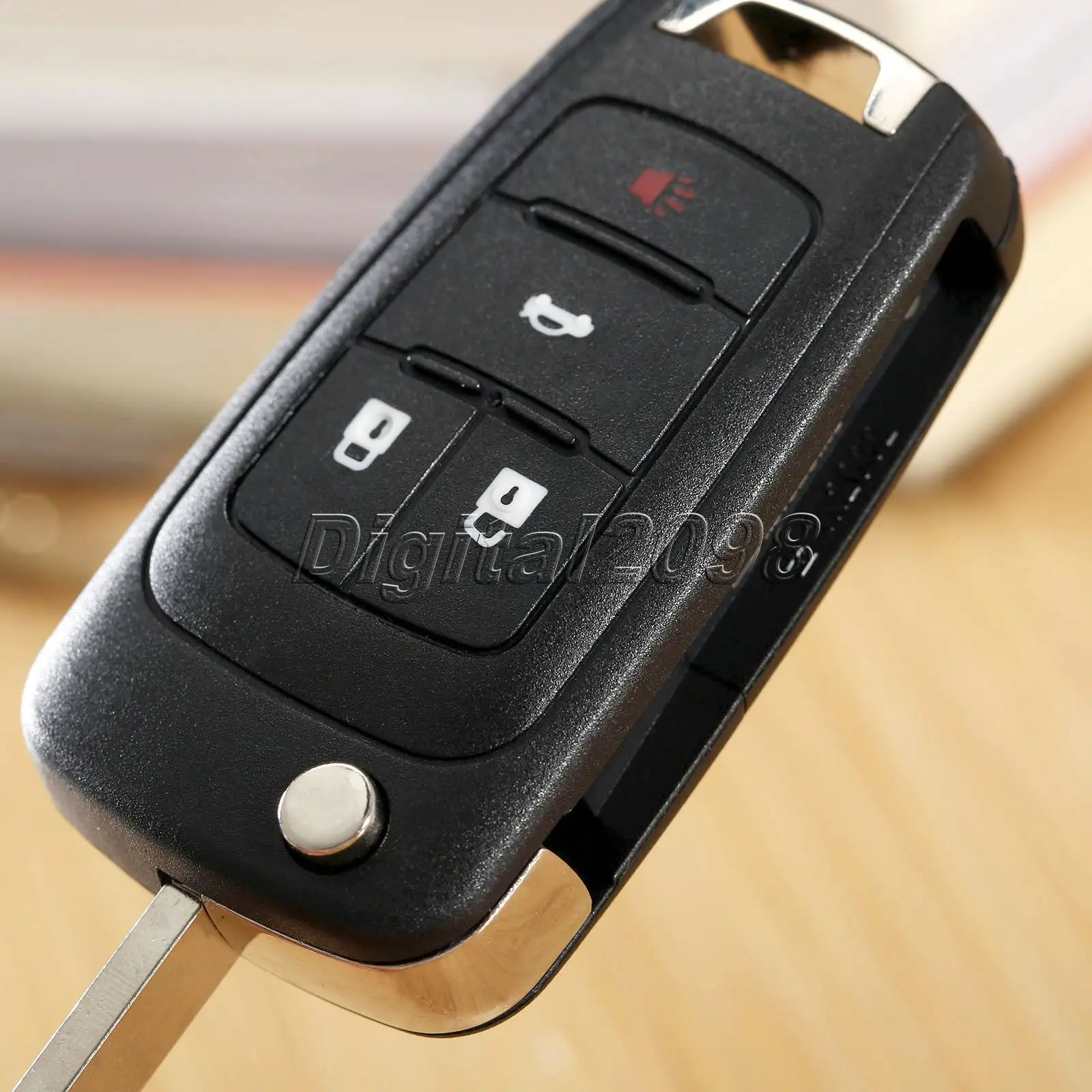 Yetaha 4 кнопочный складной чехол для ключа Chevrolet Camaro Cruze Equinox Malibu Sonic Spark Volt с